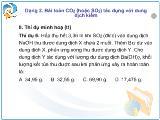 Bài toán CO2 (hoặc SO2) tác dụng với dung dịch kiềm