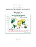 Báo cáo Tóm tắt hiện trạng cây trồng CNSH/ cây trồng chuyển đổi gen trên toàn cầu năm 2007