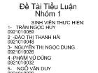 Các phương pháp sinh học xử lý nước thải trong công nghệ hóa học và công nghiệp Lọc – Hóa dầu (Lọc dầu, hóa dầu, chế biến khí).