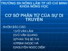 Cơ sở phân tử của sự di truyền