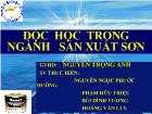 Độc học trong ngành sản xuất sơn