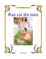 Rau cải lên men