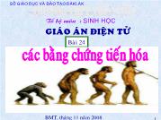 Các bằng chứng tiến hóa