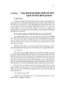 Các phương pháp chiết rút tinh sạch và xác định protein