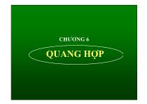 Chương 6: Quang hợp