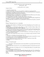 Hướng dẫn ôn tập lớp 12 môn sinh học năm học 2007 – 2008