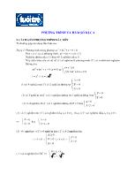 Phương trình và hàm số bậc 4