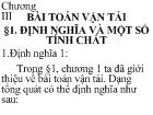 Bài toán vận tải Định nghĩa và một số tính chất