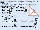 Các hệ thức lượng trong tam giác và giải tam giác