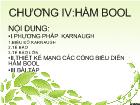 Chuyên đề Hàm bool