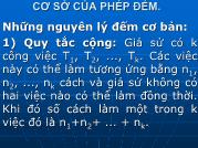 Cơ sở của phép đếm