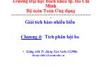 Giải tích hàm nhiều biến Chương 4: Tích phân bội ba