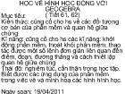 Học vẽ hình học động với Geogebra