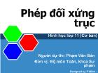 Phép đối xứng trục