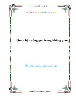 Quan hệ vuông góc trong không gian