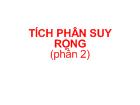 Tích phân suy rộng (phần 2)