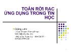 Toán rời rạc ứng dụng trong tin học