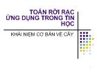 Toán rời rạc ứng dụng trong tin học. Khái niệm cơ bản về cây