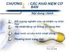 Các khái niệm cơ bản trong Vật Lí