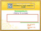 Cấu tạo chất. Thuyết động lực học phân tử chất khí