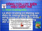 Công của lực điện hiệu điện thế