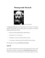 Phương trình Maxwell