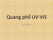 Quang phổ UV-VIS