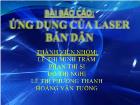 Ứng dụng của laser bán dẫn