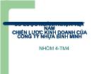 Đề tài Sơ lược ngành nhựa Việt Nam chiến lược kinh doanh của công ty nhựa Bình Minh