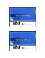 Marketing Dịch vụ