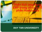 Phân tích ứng dụng ERP trong công ty cổ phần Huetronics