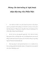 Phỏng vấn tình huống & Nghệ thuật nhận diện ứng viên (Phần Một)