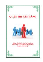 Quản trị bán hàng