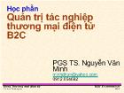 Quản trị tác nghiệpthương mại điện tử B2C