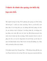 5 thước đo dành cho quảng cáo hiển thị bạn nên biết
