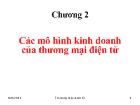 Bài giảng Các mô hình kinh doanh của thương mại điện tử