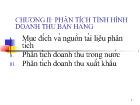 Bài giảng Phân tích tình hình doanh thu bán hàng