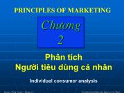 Bài giảng Principles of marketing - Phân tích người tiêu dùng cá nhân