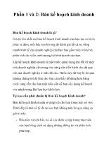 Bản kế hoạch kinh doanh