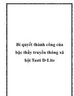 Bí quyết thành công của bậc thầy truyền thông xã hội Tasti D-Lite