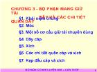 Bộ phận mang giữ tải dây và các chi tiết quấn dây