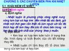 Các chuyển biến pha khi nhiệt luyện
