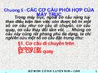 Các cơ cấu phối hợp của máy trục