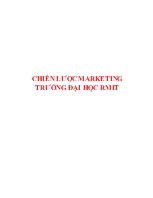 Đề tài Chiến lược marketing trường đại học RMIT