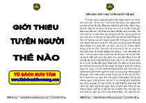 Ebook Giới thiệu tuyển người thế nào