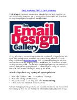 Email Marketing - Thiết kế Email Marketing