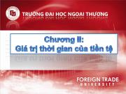 Giá trị thời gian của tiền tệ