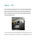 Hiệp sĩ… PR