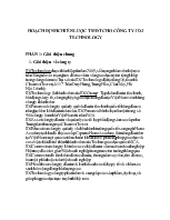 Hoạch định chiến lược thương mại điện tử cho công ty Idj Technology