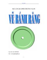 Học catia qua hình ảnh cùng Vagam- Vẽ bánh răng